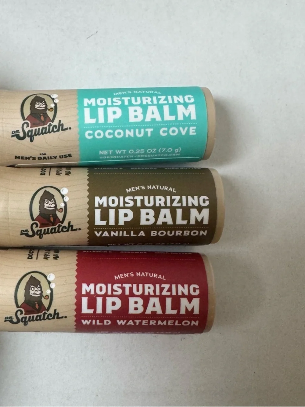 Dr. Squatch Wild Watermelon, Vanilla Bourbon, & Coconut Cove Moisturizing Balm